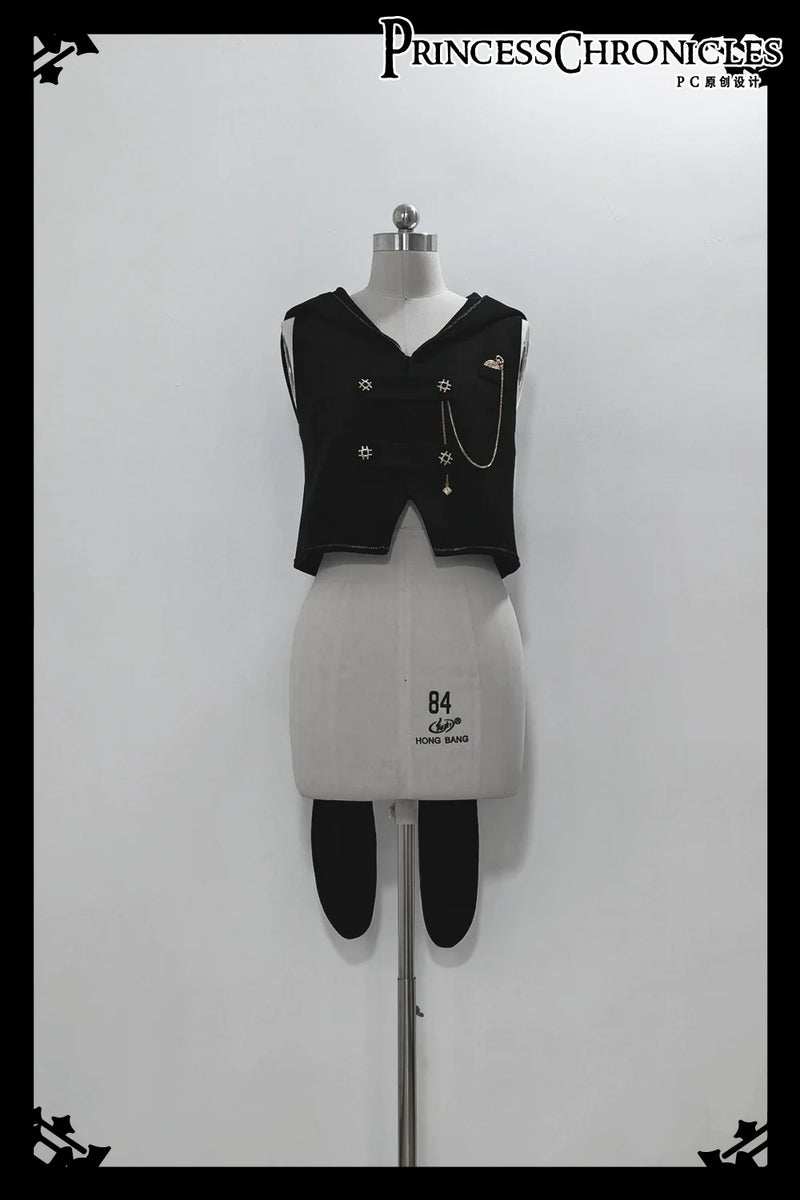 Desperate Bunny - Ouji Lolita Vest Shorts Set (2XL L M S XL XS) 33186:411910