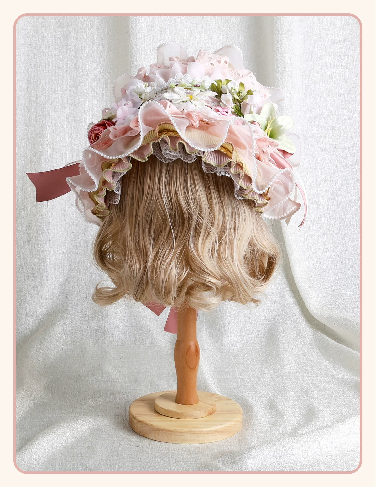 Stardust Rose - Garden Bouquet - Floral Hat and Headband Selection