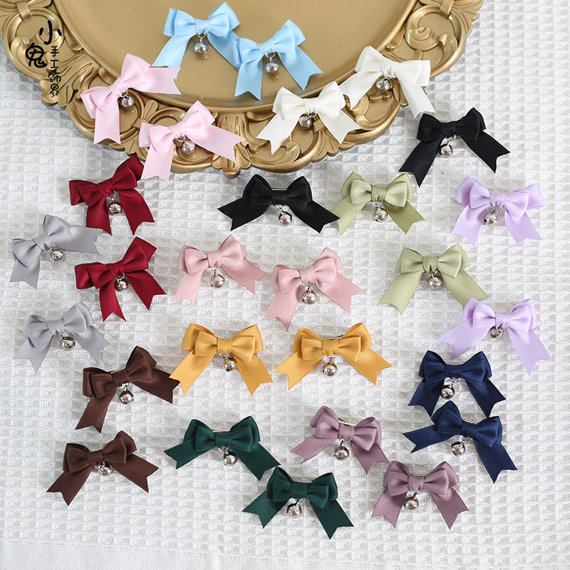 Xiaogui - Sweet Japan Fashion Lolita Bell Bow - Clip Headwear