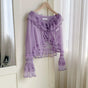 Letter & Poem · Huayan Purple Cardigan, Original Price 128 / S