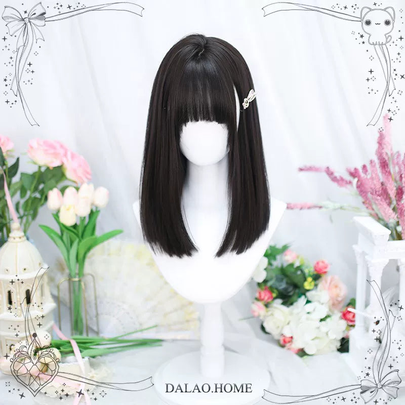 Dalao Home 414 long black tea straight wig - view 6
