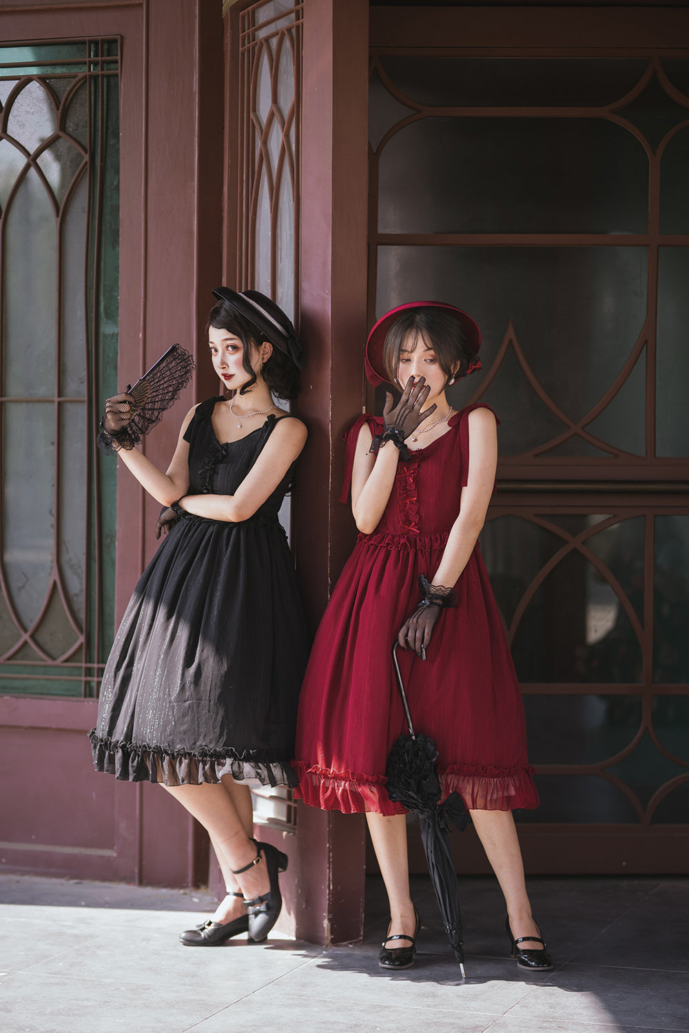 Miss Point - Rhine Riverside - French Vintage Chiffon Lolita JSK