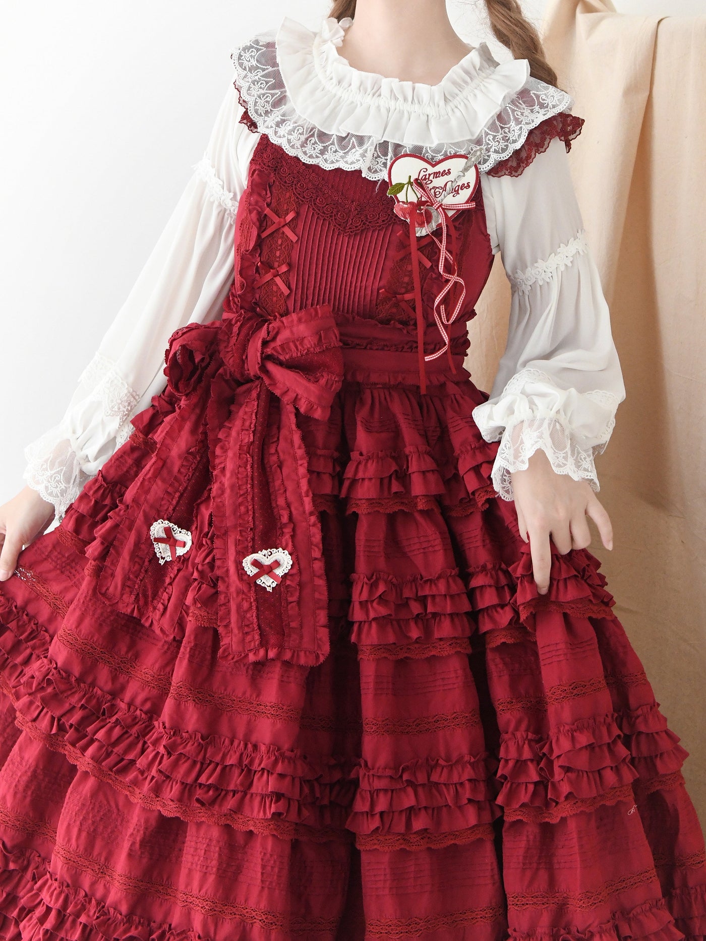 DMFS Lolita - Chiffon Off-Shoulder Classic Lolita - Blouse Innerwear
