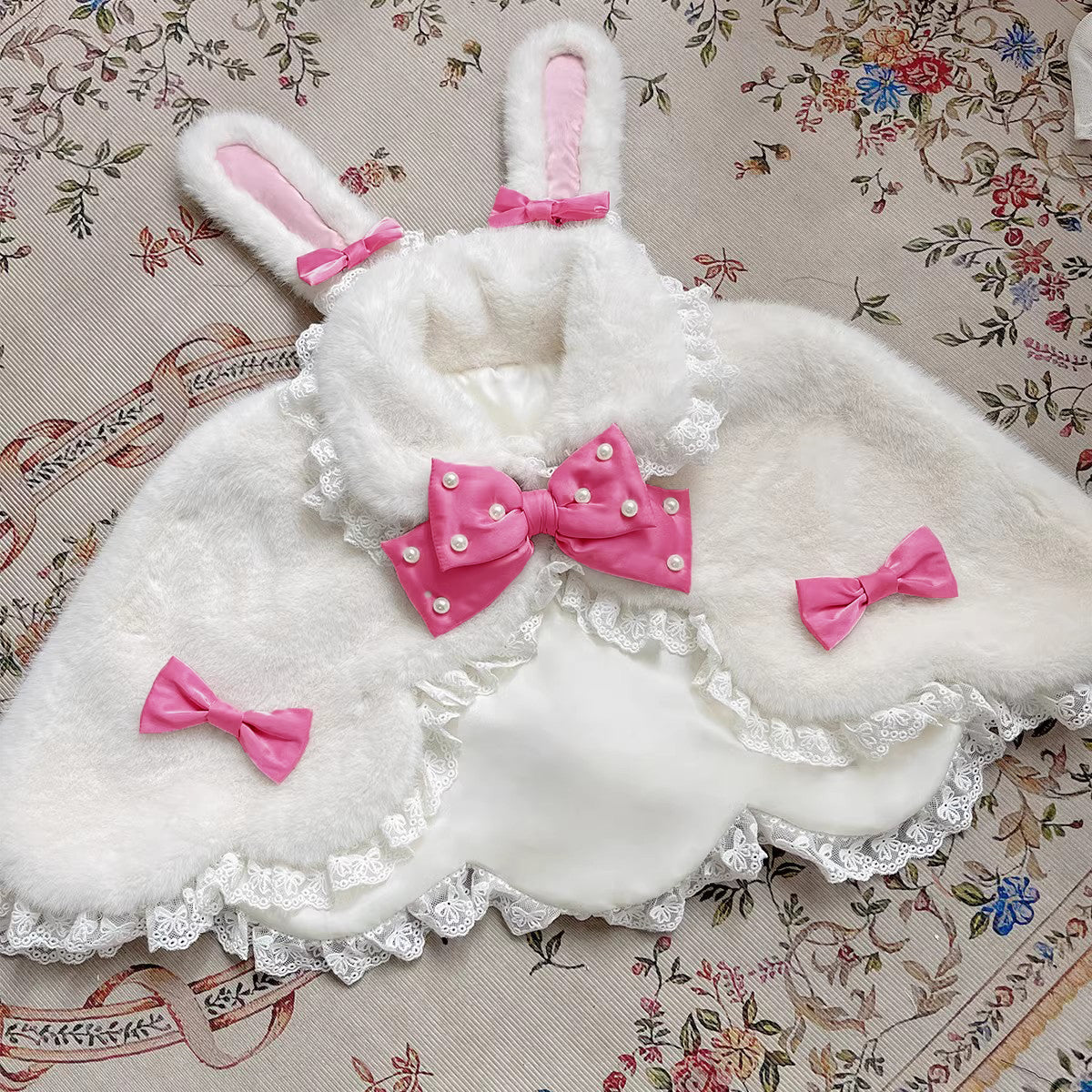 Letters from Unknown Star - Kawaii Lolita Cape Winter Lolita - Shawl Daily Outerwear