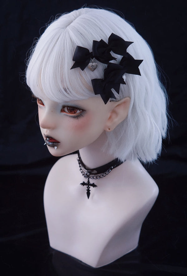 Strange Sugar - Gothic Lolita Cross bows headdress - Headwear