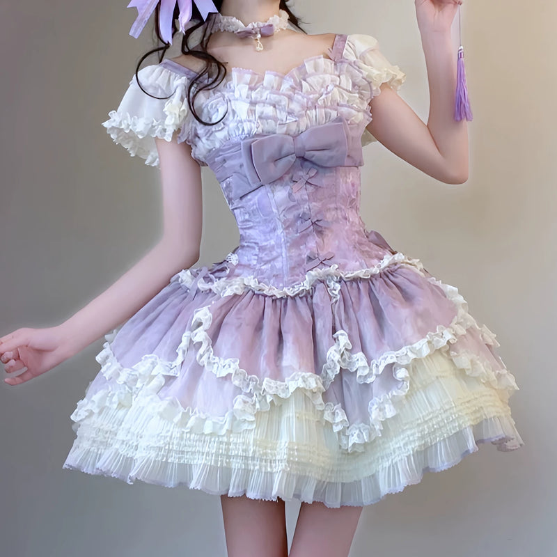 Wisteria Dream Qi Lolita JSK Dress - view 8
