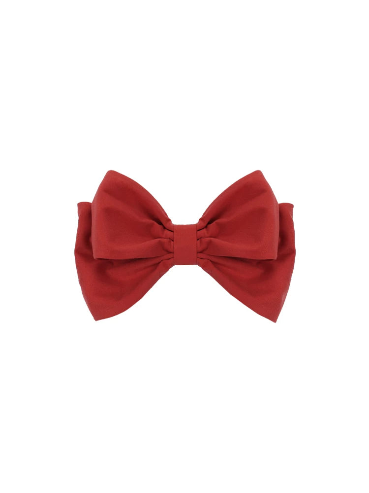 With PUJI - Wishing Star - Lolita Hair Accessory, Bow Detail detail view 5