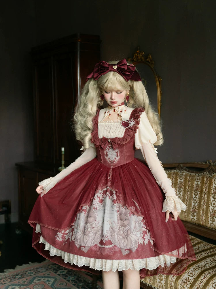 Fan Hua Xin Mystery Garden Lolita JSK & Outfit Options — additional product view