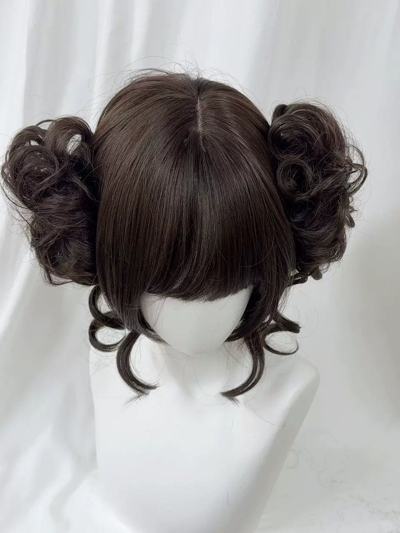 Kunkun Fish Kitten Signal twin-tail bob wig - view 4