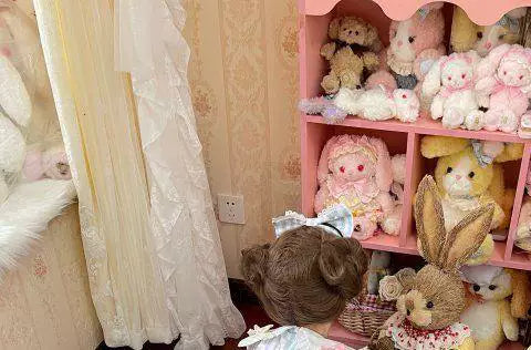 Sweetheart Dream Machine - Toy Room Print - Sleeveless OP Dress with Teddy-Bear Motifs