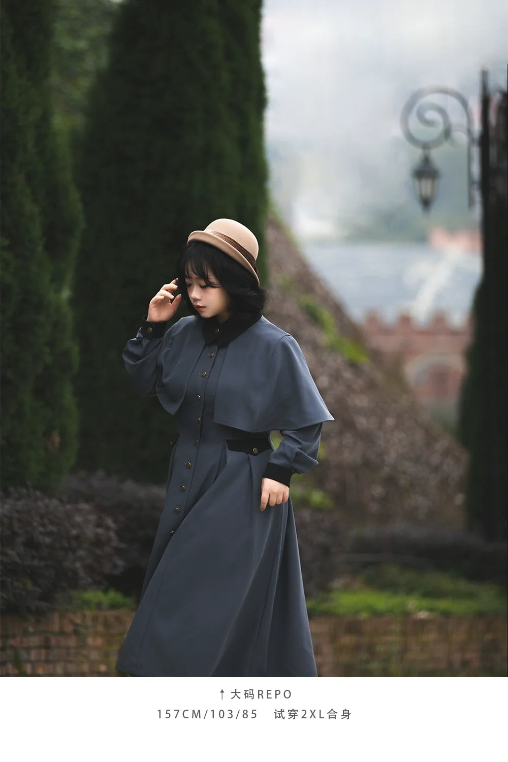 Forest Wardrobe - Elegant Lolita Dress Winter Lolita - Coat Dress JSK Dress