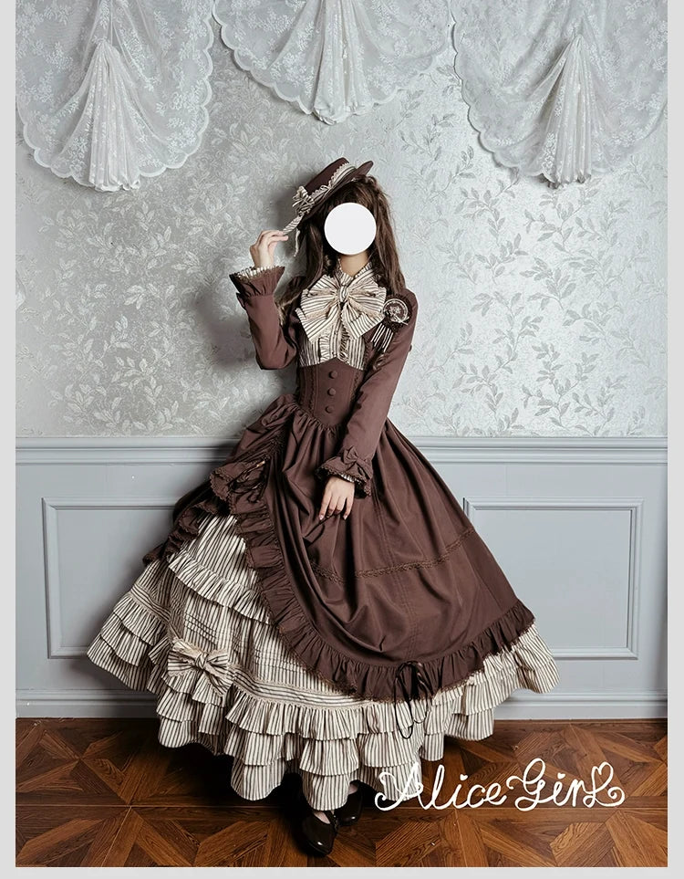 Alice Girl - Duke of Victoria - Classic Lolita Top Hat & Brooch