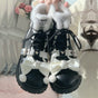 Black & White / 34 - Internal Length 220 mm (Outsole Marked 35)