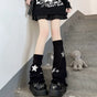 Black---Star style upgraded version, with non-slip elastic band / One Size