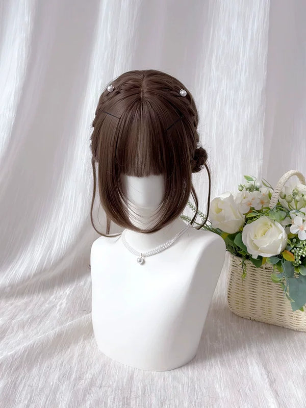 Kunkun Fish braided bun Lolita wig - view 1