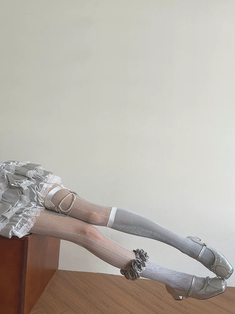Sock Noble - Ballet Mix - Multi-Style Legwear Selection with Lace Details
