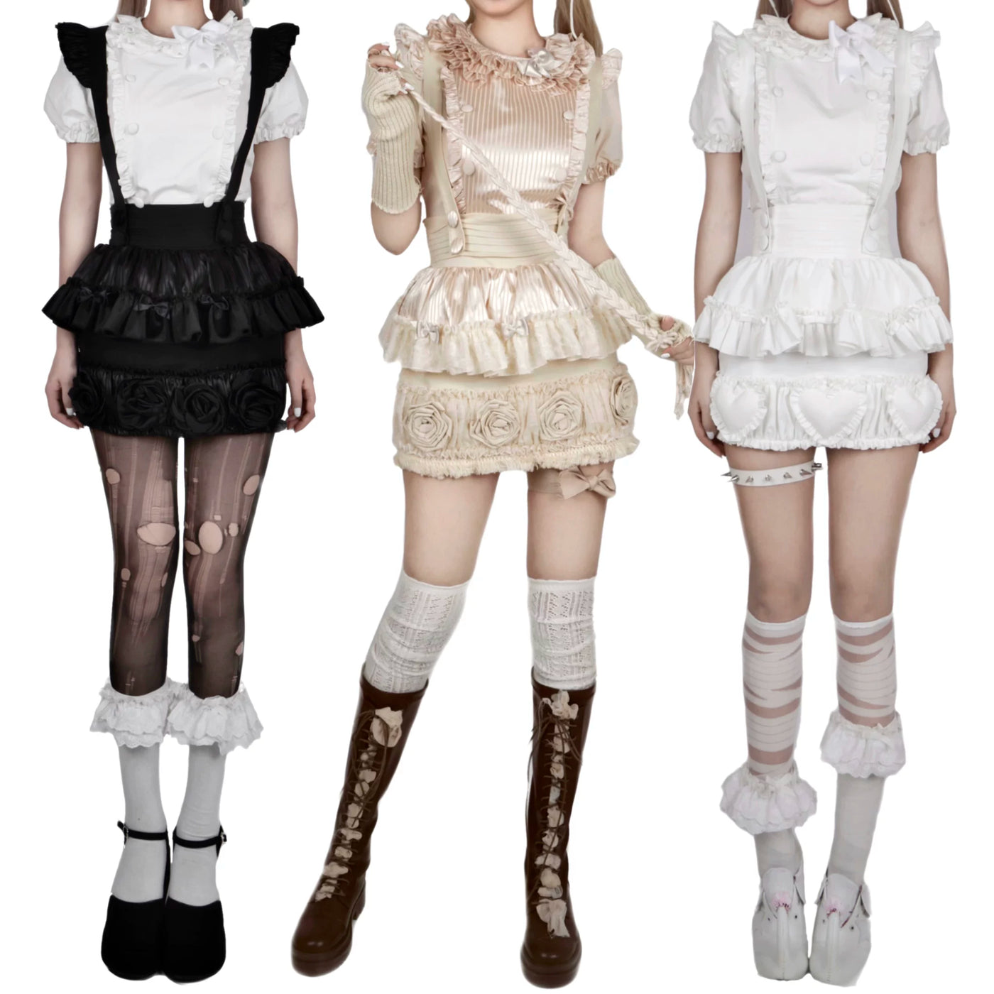 Nololita - Little Cook 3rd Anniversary - JSK Set with Ruffled Suspender Skirt