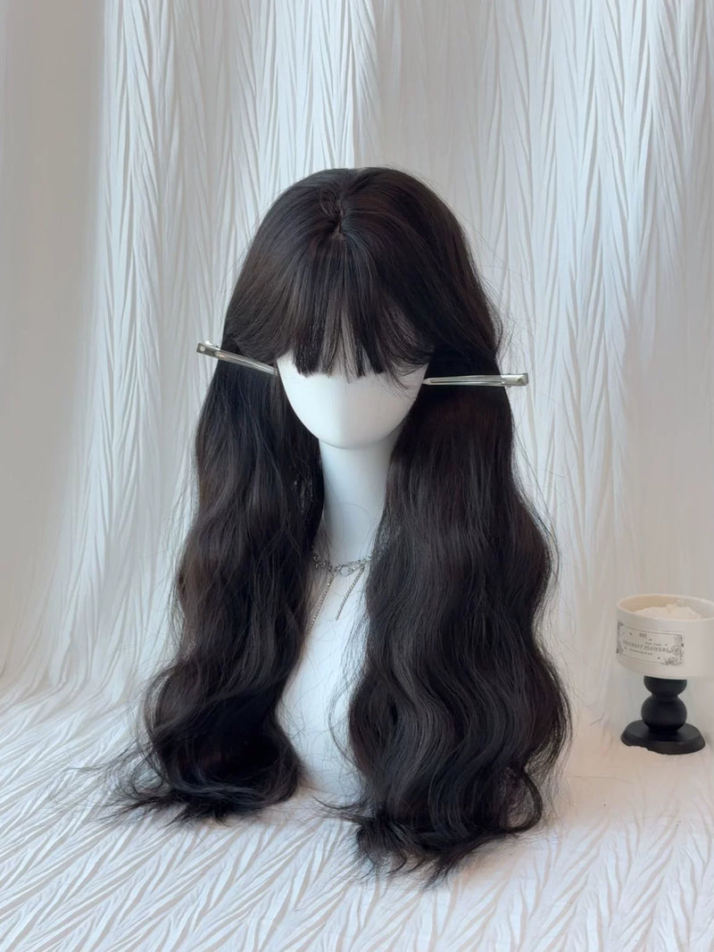 Water-wave long curly top hairpiece - view 2