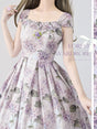 Purple Hydrangea JSK / Ready Stock / S