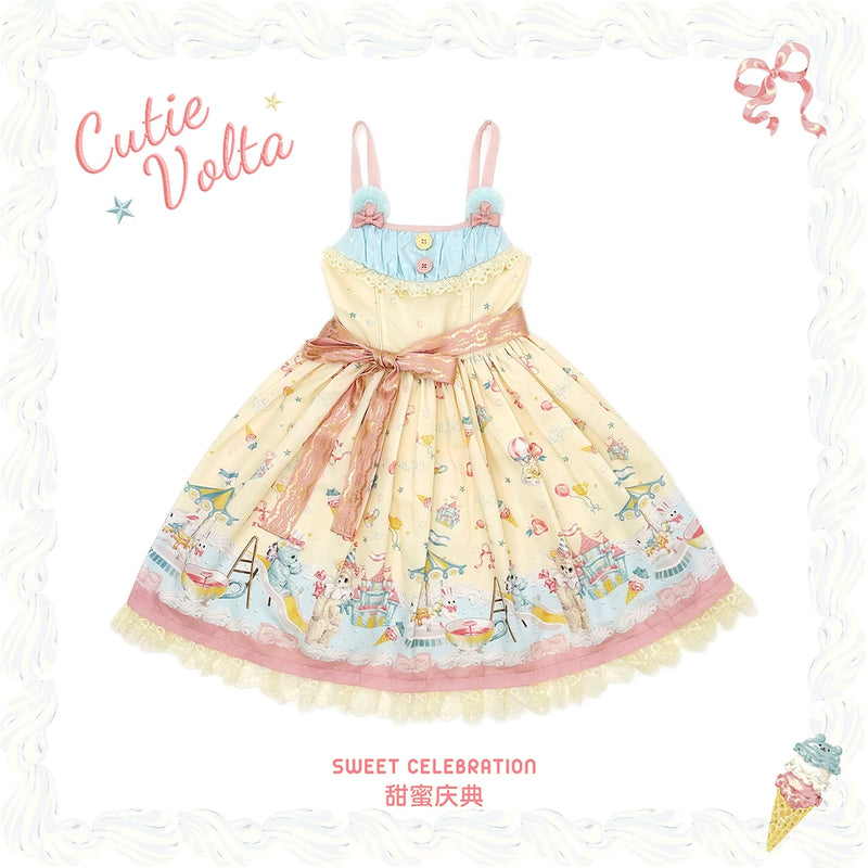 CutieVolta - Sweet Celebration - Sweet Lolita OP, JSK & Accessories - product detail 7