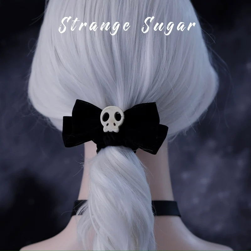 Strange Sugar - Gothic Hair Accessories Set Skulls - Sharks Lolita Clips Headbands Headwear