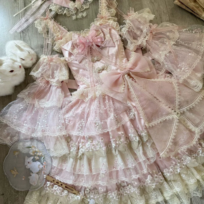 Hanguliang Flower Rain Chinese JSK Dress