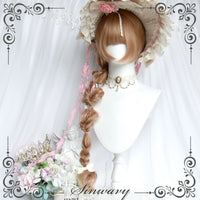 Sinwavy - Dream Doll - 80cm wool-curl Lolita wig with sideburns - Flaxen blonde