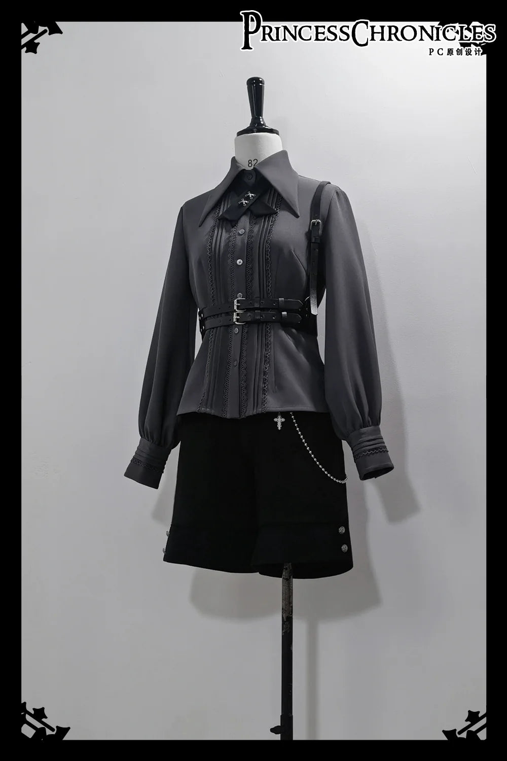 Princess Chronicles - Black Dragon - Gothic Lolita Shirt Retro Elegant Blouse Multicolors
