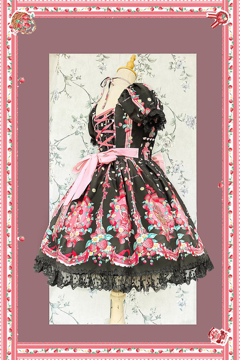 Infanta - Strawberry Little Chef - Cotton Sateen OP
