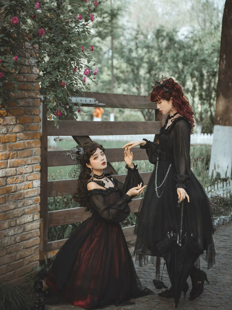 Girl Killer Dark Vintage-Inspired Lolita Dress — additional product view