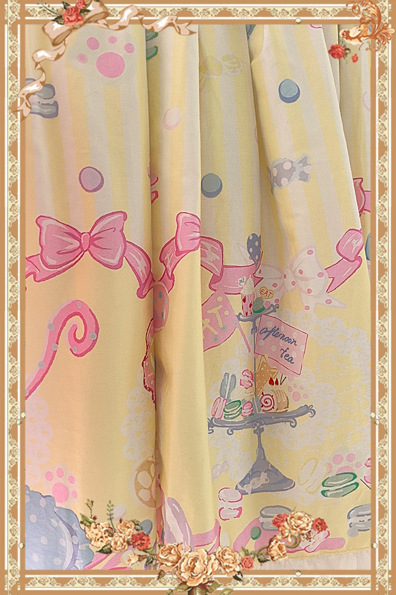 Infanta - Macaron Dolly House - Two-Tier Cotton JSK