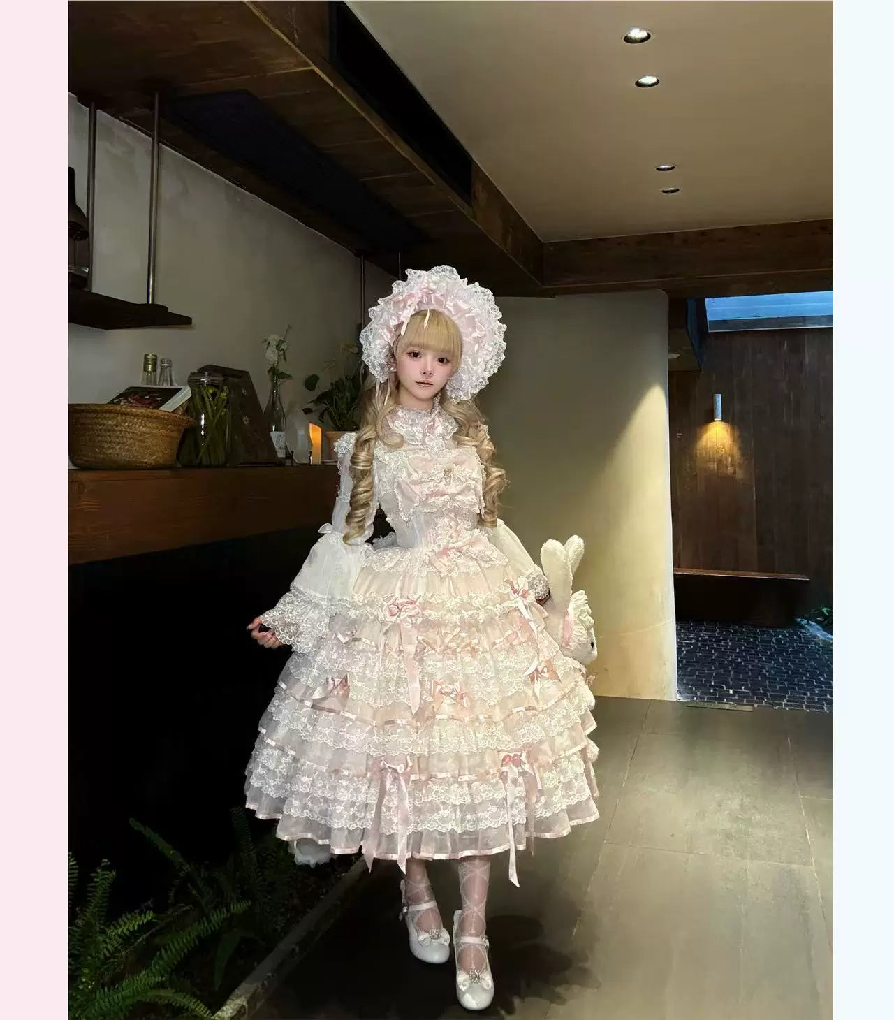 PS Original - Sakura Snow Love Melody - Pastel pink Sweet Lolita