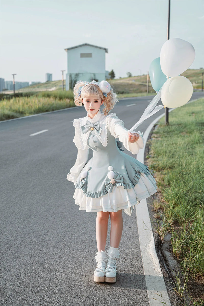 Your Princess - Magic Girl - Sweet Lolita Long Sleeve OP Christmas