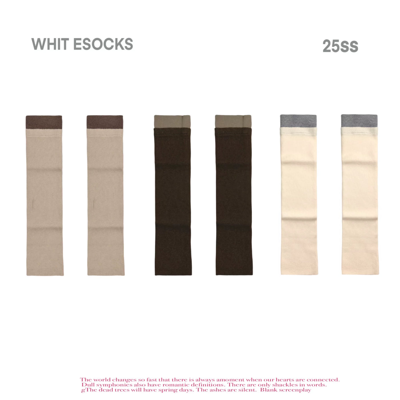 White Socks - Ribbed Slouch - Ribbed Mid-Calf Slouch Leg Warmers