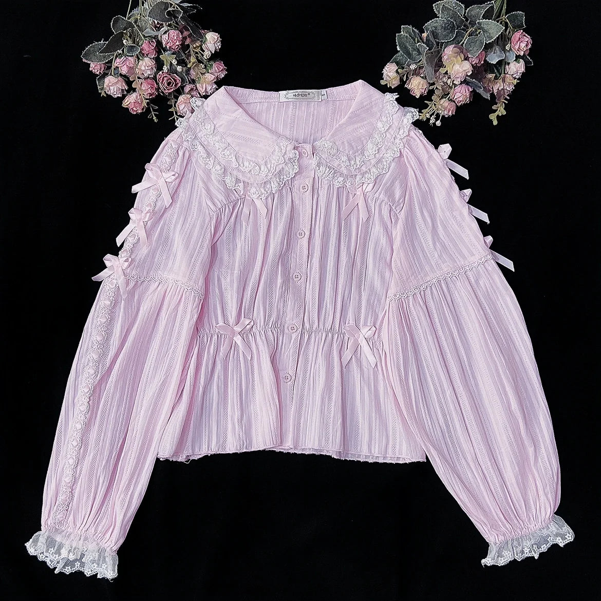 DMFS Lolita - Sweet Lolita Shirt Doll Collar - Blouse High-waisted Innerwear