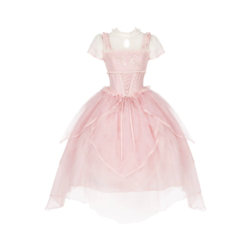 With PUJI - Fragrance - Oriental Lolita OP Dress, Print detail view 10