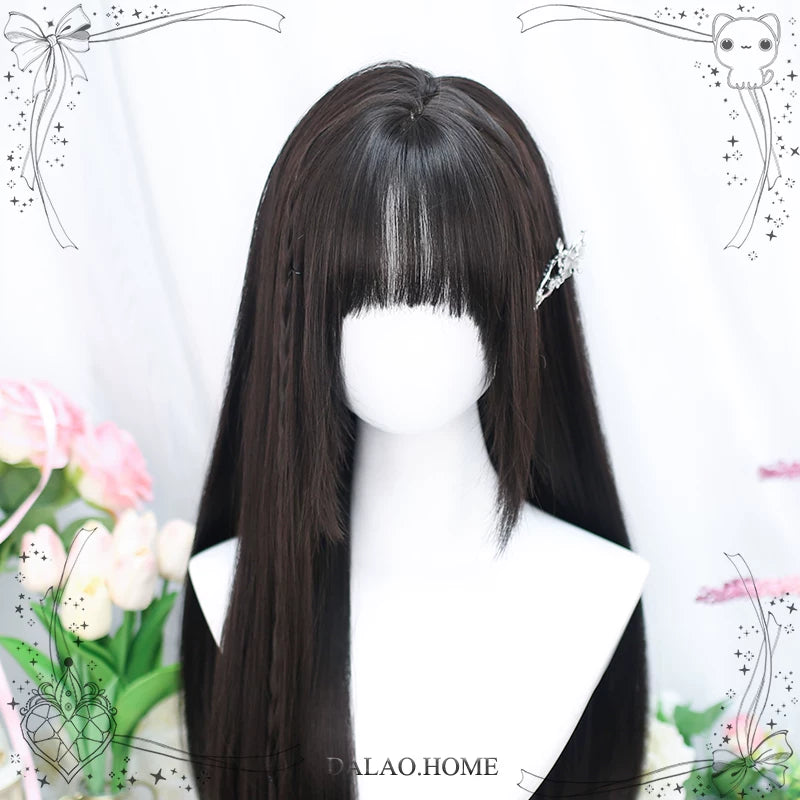 Dalao Home 2083 long straight student wig - view 5