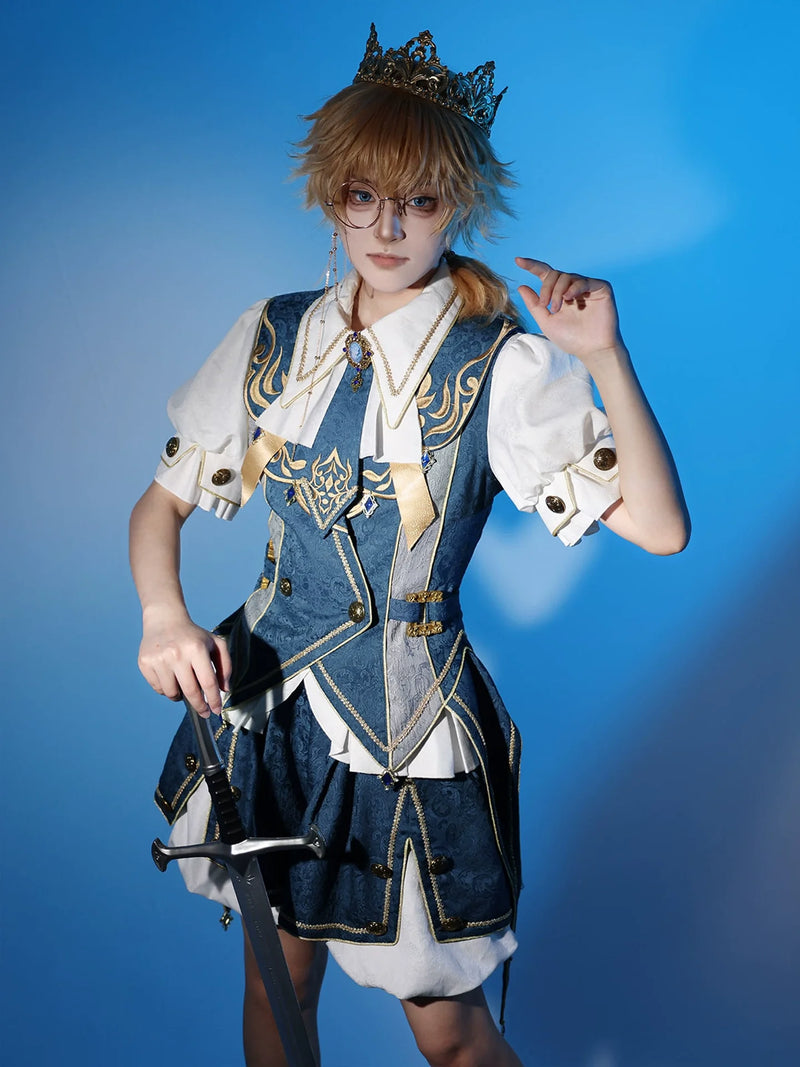 Your Princess - Contract Magic - Jacquard Ouji Lolita Vest Outfit