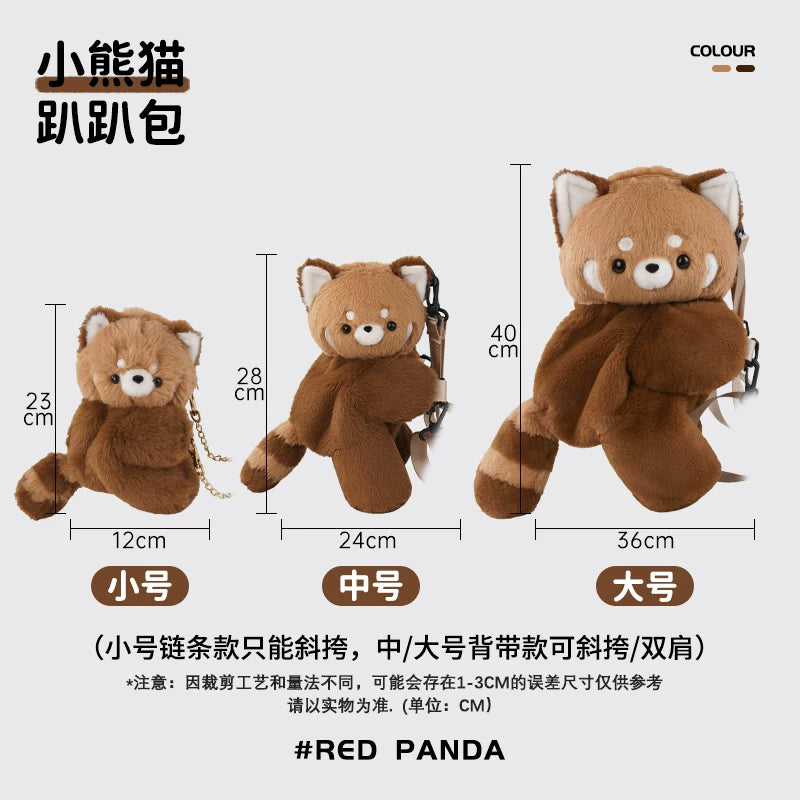 LambGuli - Little Bear Guli - Plush Bag with Crossbody and Backpack Carry, Prone Bear Silhouette