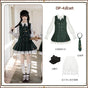 OP 4-piece set (fake two-piece OP + tie + hat + cross-shaped doll lantern pants) - In Stock / S