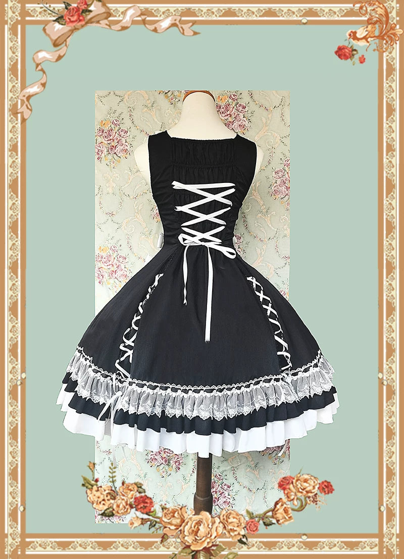 Infanta - Frosted Honey Tea - Lace-Trimmed JSK