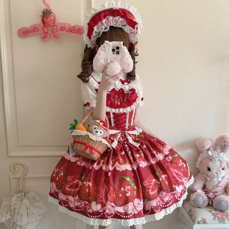 Hanguliang Sweet Berry Story JSK Dress