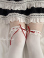 One Size / Red - overknee socks
