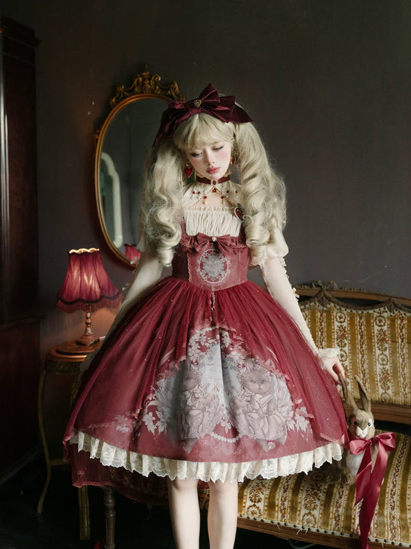 Fan Hua Xin Mystery Garden Lolita JSK & Outfit Options — additional product view