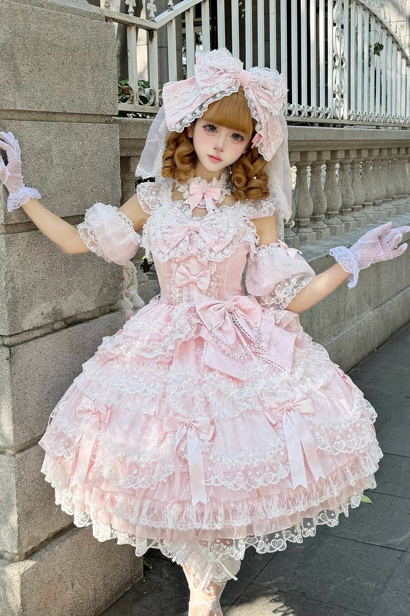 Pear Island Tea - Misty Moon Dream - Sweet Lolita JSK dress