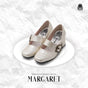 Croc-Effect Pearl White / 34