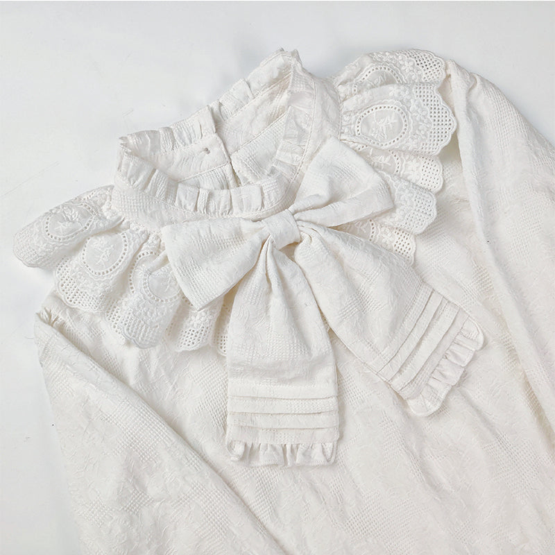 Sakurada Fawn - Plus Size Lolita Cotton Blouse - Innerwear
