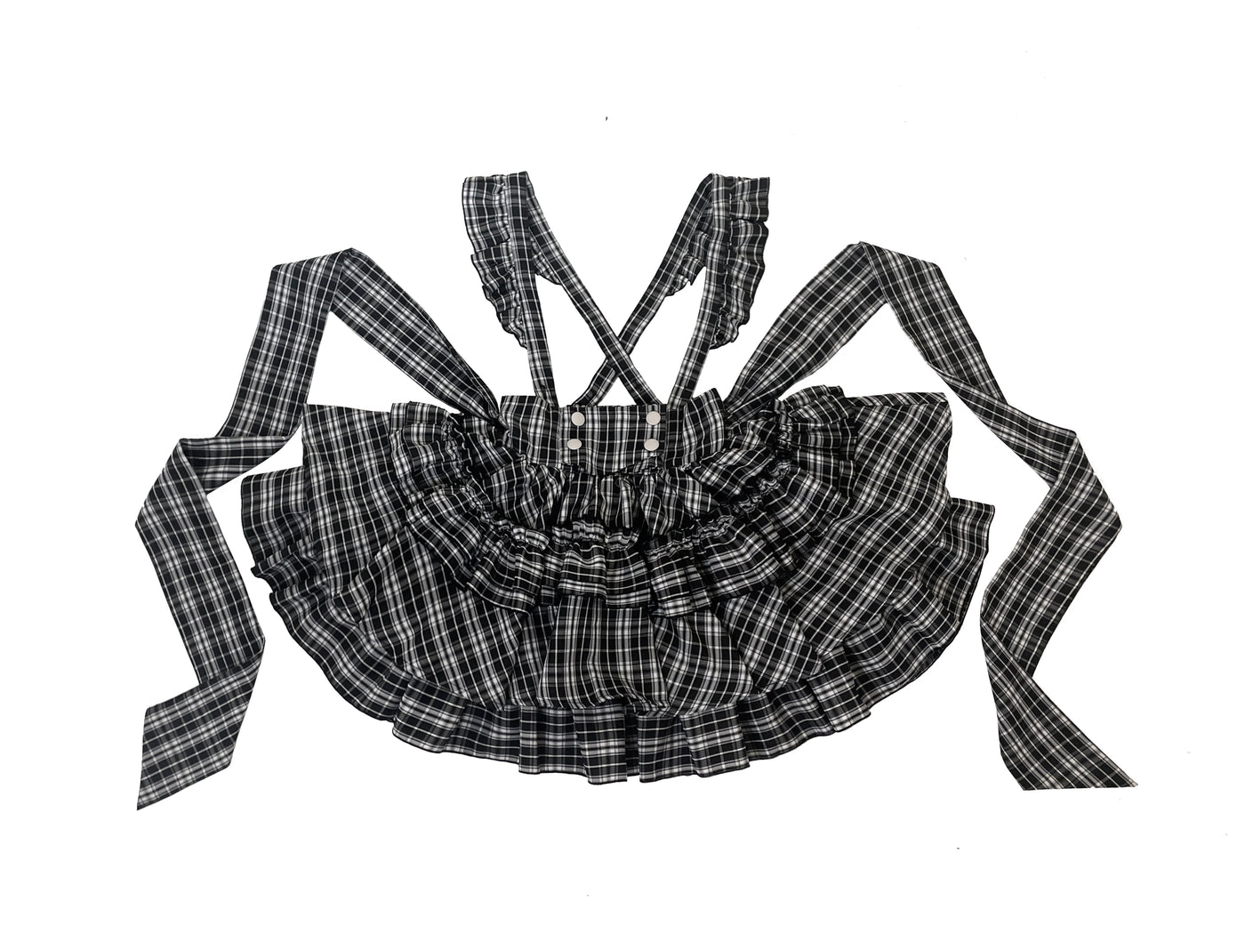 CATCOCOON - Humanoid Gift Box - Gothic Lolita Skirt Suit with Plaid Bow Blouse