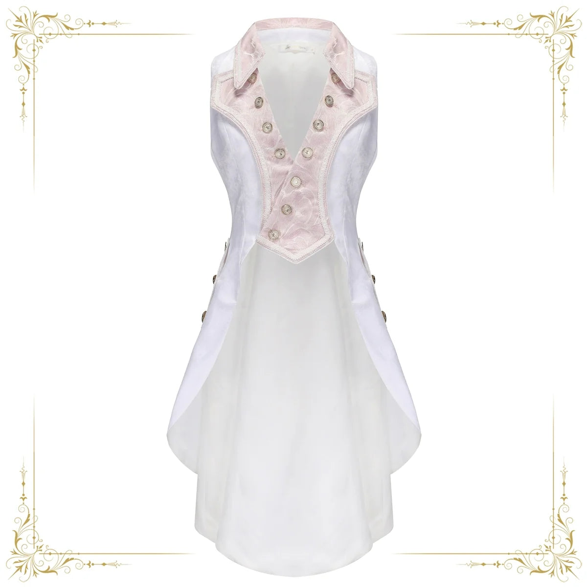 Immortal Thorn - Night of Swordsmanship - Ouji Lolita Long Coat Male Lolita Sleeveless Coat
