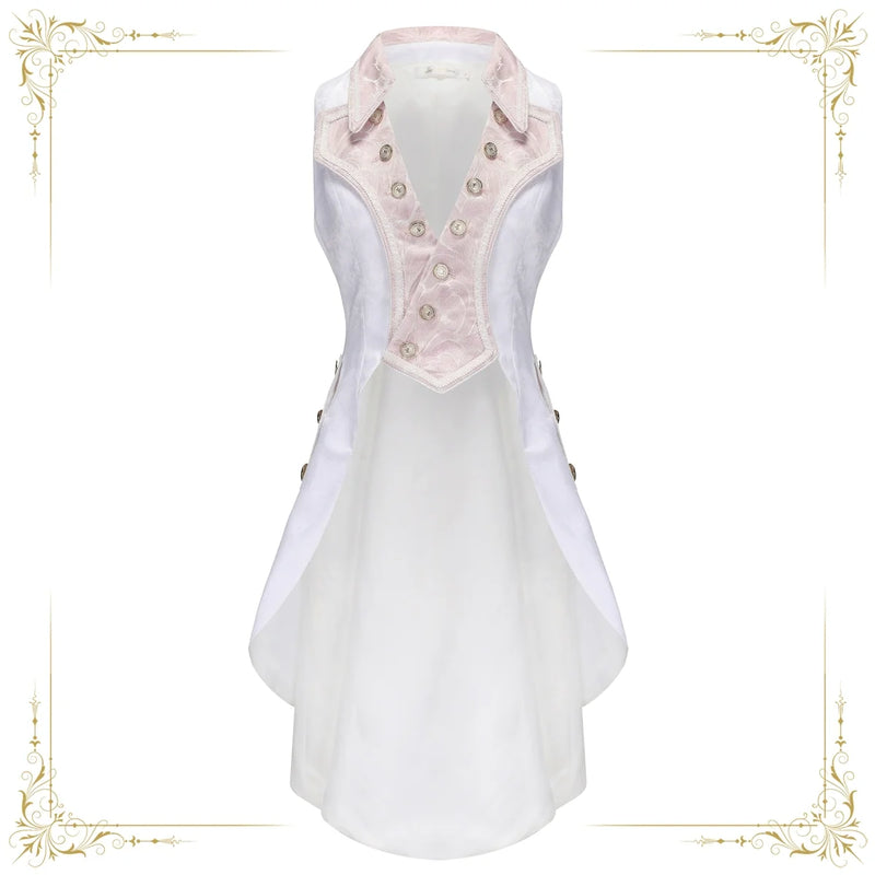 Immortal Thorn - Night of Swordsmanship - Ouji Lolita Long Coat Male Lolita Sleeveless Coat